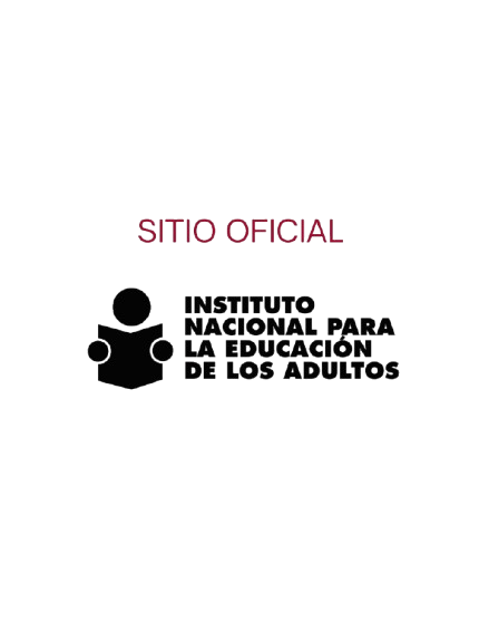 Ingresa al Sitio Oficial del Instituto Nacional para la Educación de los Adultos